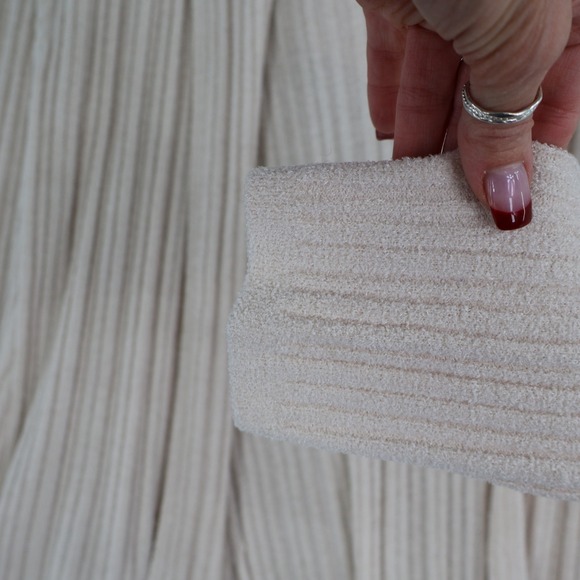 Barefoot Dreams CozyChic Ultra Lite Hooded Cardigan Womens S Cream Soft Lounge - Picture 9 of 16